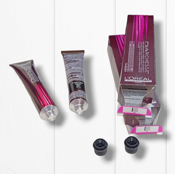 L'Oreal Professionnel DIARichesse 2 Tubes Ammonia-Free 7.31/7GB Almond - Picture 10 of 16